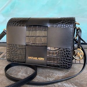 Michael Kors Mercer Sm clutch XBODY Black